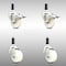 Service Caster 3 Inch 316SS Nylon Swivel 7/8 Inch Expanding Stem Caster Lock Brake SCC, 2PK SCC-SS316TTLEX20S314-NYS-2-S-2-78 - alternate 4